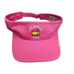 The Masters 2024 Womens Pink Ladies Fit Golf Visor NWOT